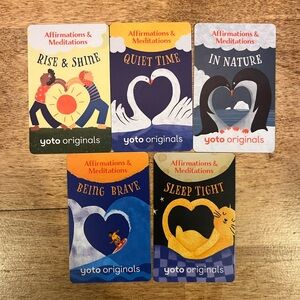 Affirmations and Meditations Yoto Card Pack